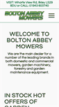 Mobile Screenshot of boltonabbeymowers.co.uk